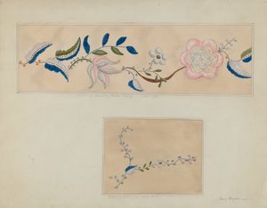 Embroidery (Detail) by Mary E. Humes