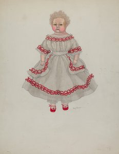 Wax Doll, c. 1936 by Mary E Humes