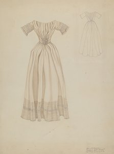 Wedding Dress, c. 1937 by Mary E Humes
