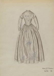 Wedding Dress, c. 1939 by Mary E Humes