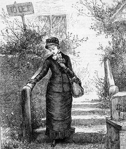 A Woman Looking at House for Let by Mary Ellen Edwards