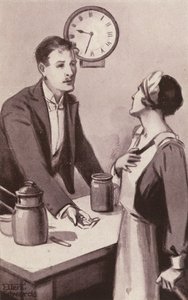 Illustration for Kipps by H.G. Wells by Mary Ellen Edwards