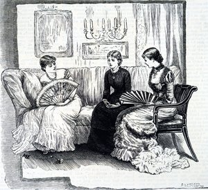 Ladies with Fans by Mary Ellen Edwards