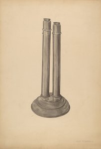 Candlestick Double by Mary Fitzgerald