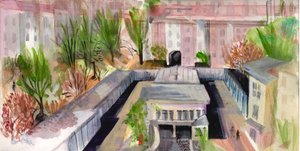Berlin courtyard