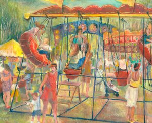 Swing boats, 2006 by Mary Kuper