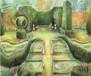 The Long Garden, Cliveden, Birds by Mary Kuper
