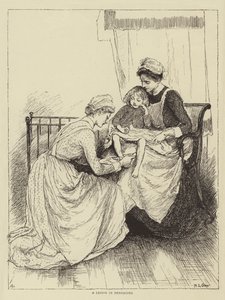 Illustration for The Story of a Nurse, by Honnor Morten by Mary L. Gow