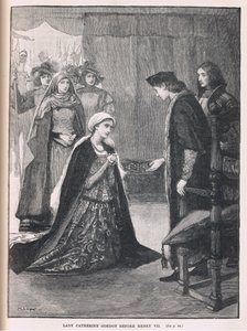 Lady Catherine Gordon before Henry VII 1497