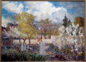 The Garden of Claude Monet at Giverny by Mary Louise MacMonnies