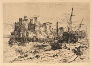 Conway Castle, Wales by Mary Nimmo Moran