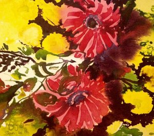 Gerberas by Mary Smith