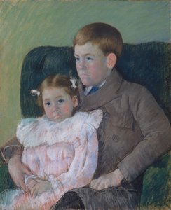 Gardner and Ellen Mary Cassatt by Mary Stevenson Cassatt