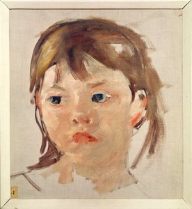 Head of a Young Girl by Mary Stevenson Cassatt