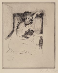 Kneeling in an Armchair (Margot), c.1903