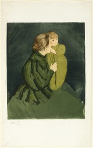 Peasant Mother and Child, c.1895 by Mary Stevenson Cassatt