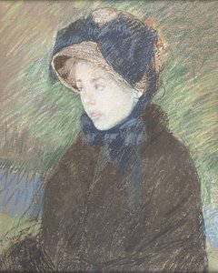 Portrait of a Young Girl by Mary Stevenson Cassatt