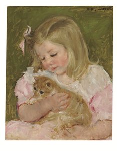 Sara Holding a Cat, c.1907-08