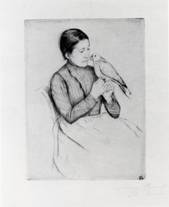 The Parrot by Mary Stevenson Cassatt