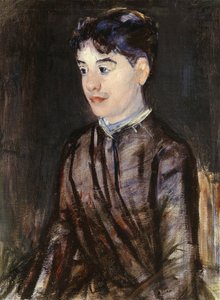 Young Woman in Black by Mary Cassatt