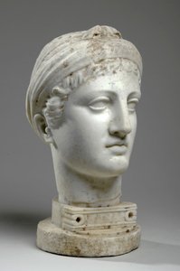 Bust of a Grecian Woman (detail) by Mary Thornycroft