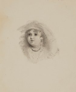 Untitled (Head of a Child) by Mary Vaux Walcott