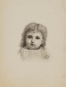 Untitled Head of a Child by Mary Vaux Walcott