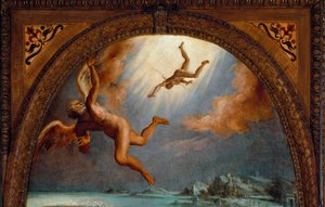 The Fall of Icarus (detail) by Maso da San Friano