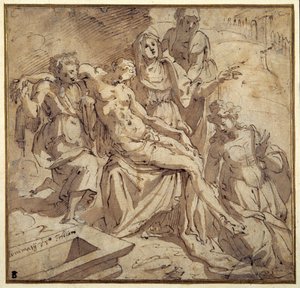 The Pieta by Maso da San Friano