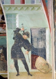 The Beheading of John the Baptist. 1435 by Tommaso Masolino da Panicale