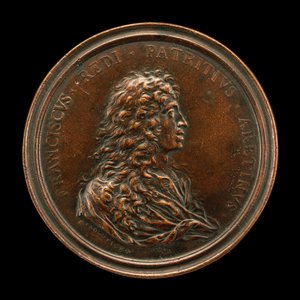 Francesco Redi, 1626-1697, Physician and Scientist [obverse], 1684 by Massimiliano Soldani