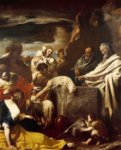 Sacrifice of Moses by Massimo Stanzione