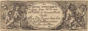 The Various Portraits and Figures I (Title Page) by Master AD