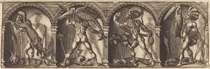 Various Portraits and Figures XIII by Master AD