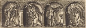 Les divers pourtraicts et figures XII by Master AD