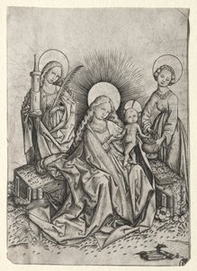 Madonna and Child in a Garden between St. Barbara and St. Dorothy