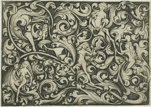 Ornament with Women Fighting