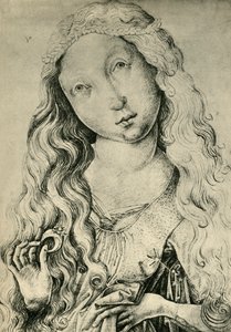 Portrait of a Woman with a Ring, St Catherine by Master ES