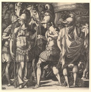 Alexander Welcoming Thalestris and the Amazons, mid-16th century