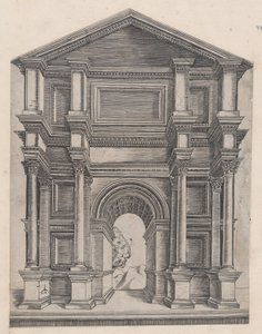Speculum Romanae Magnificentiae: Arch by Master GA with the Caltrop by Master GA