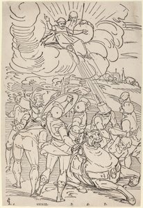 The Conversion of Saint Paul by Master G.G.N. after Luca Cambiaso