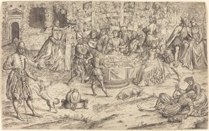 Banquet in the Park of a French Castle