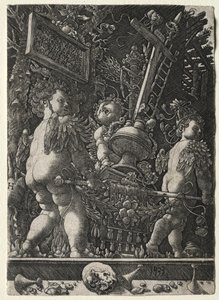 Angels Carrying the Emblems of the Passion by Master H. L.