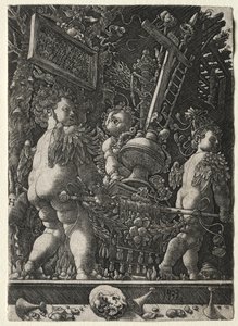 Angels Carrying the Emblems of the Passion by Master H. L.