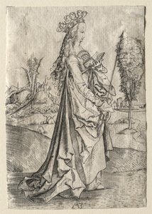 St. Ursula by Master MZ