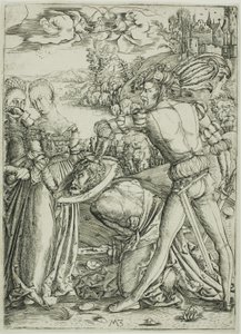 The Beheading of St. John the Baptist by Master MZ