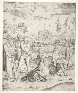 The Martyrdom of St. Catherine by Master MZ