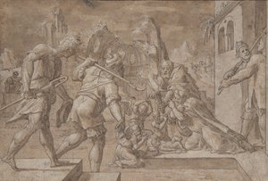 Adoration of the Shepherds by Master Of The Liechtenstein Adoration