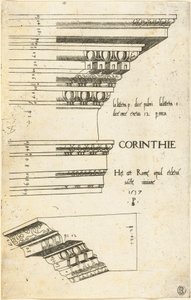 Entablature from the Church of Saint Bibiana, Rome by Master PS