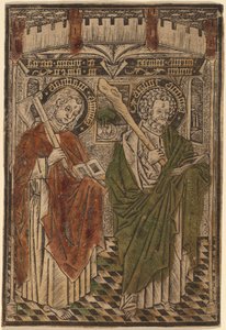 Saint Matthias and Saint Jude with Articles from the Credo by Master d